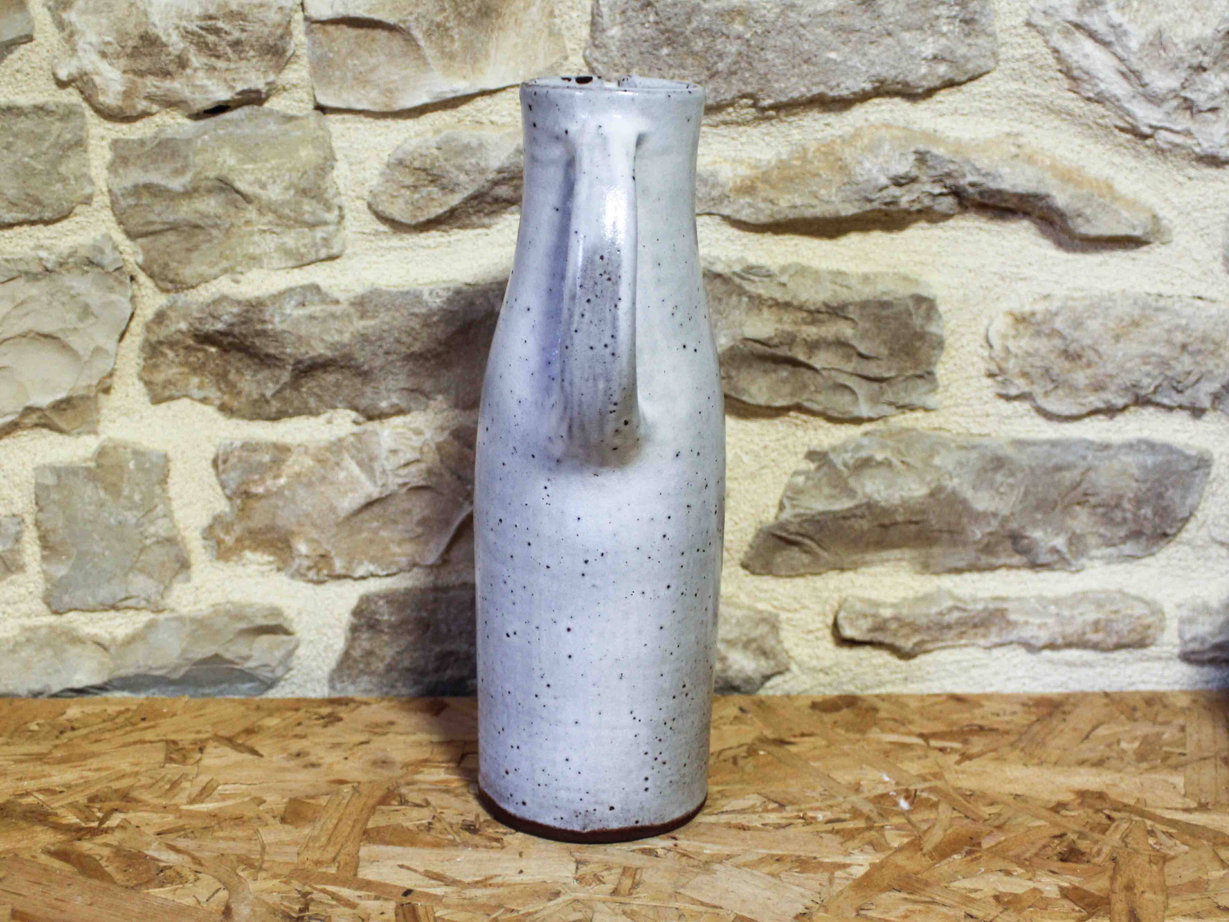 Large enamelled stoneware jug