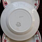 6 vintage ironstone dinner plates from Céranord Saint-Amand - Monique