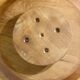 Digsmed vintage teak plateau – rotating Lazy Susan with 6 ramekins – of