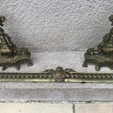 Parure de cheminée en bronze