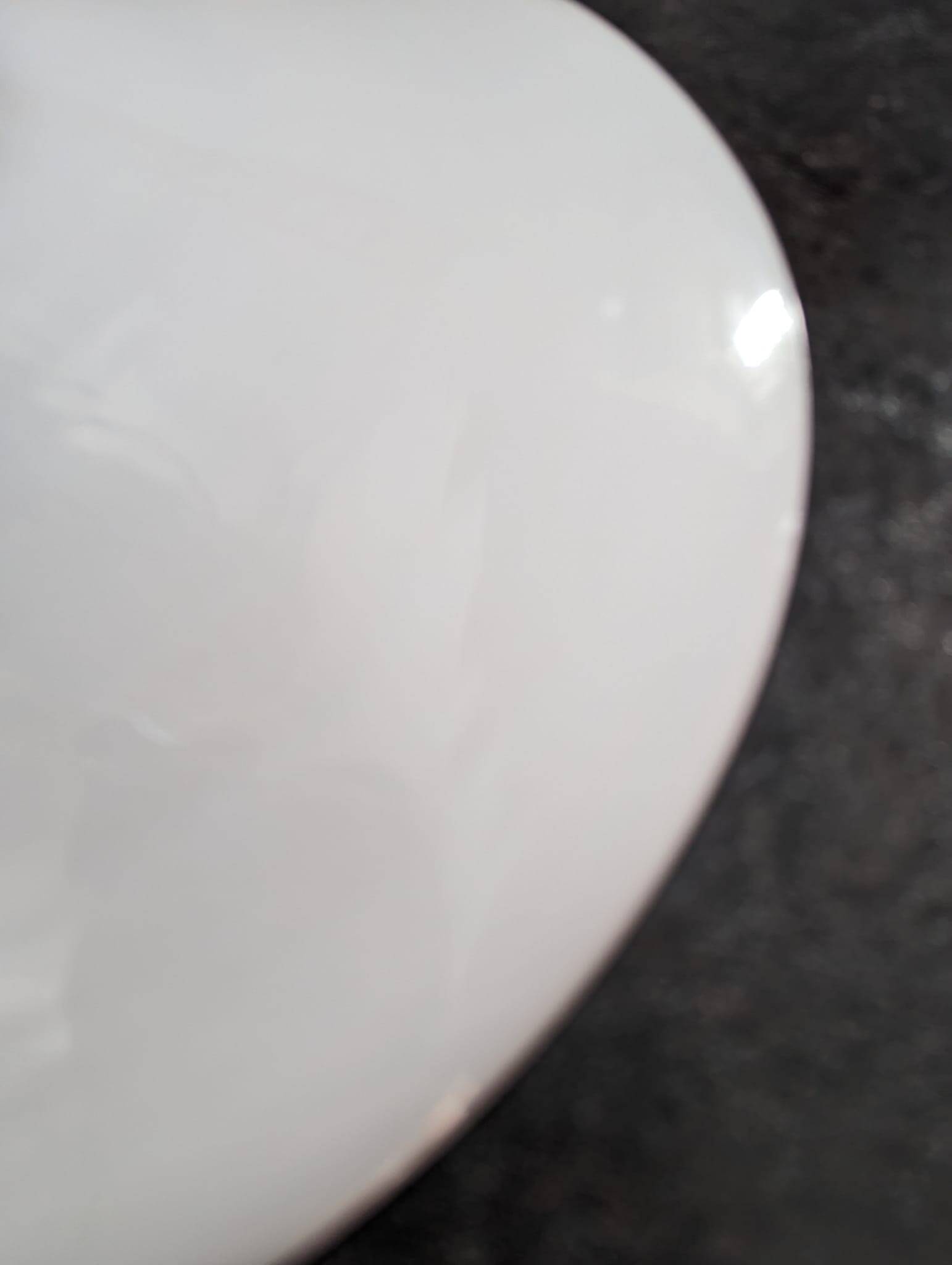 Old hanging lamp in white opaline Art Deco 1930 Ø 24.7 cm