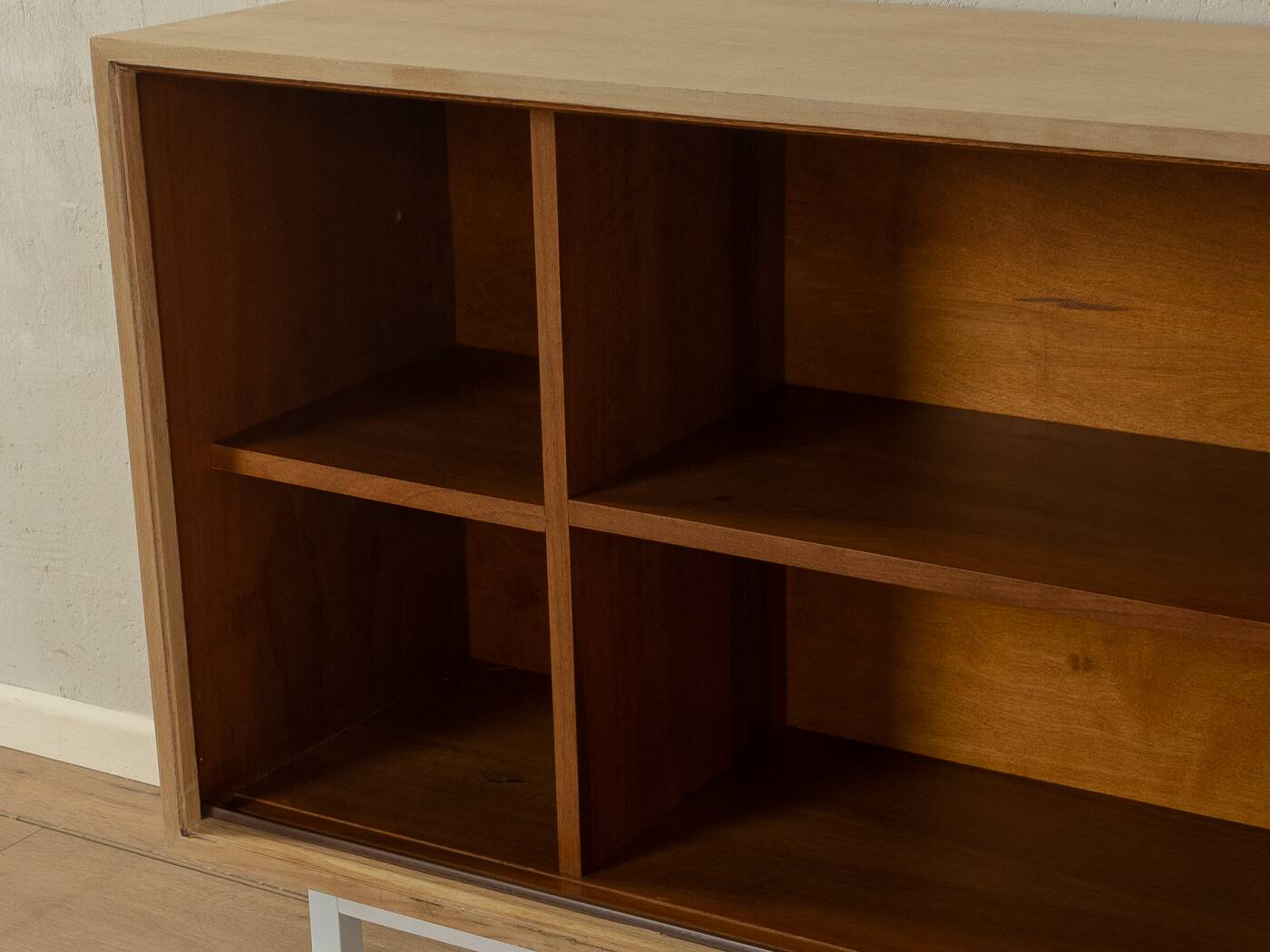 60s Sideboard with Sliding Doors by Lothar Wegner