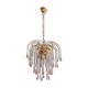 Pendants chandelier drops crystal of Murano circa 1980