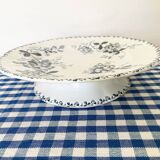 Iron pedestal dish