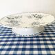 Iron pedestal dish