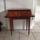 Vintage varnished bedside table
