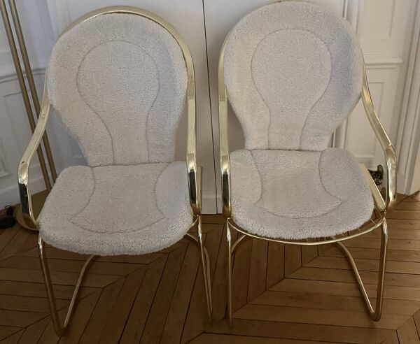 Paire de chaises Gastone Rinaldi, années 70