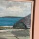 Swedish Oil on Panel – “Coastal Motif” by Einar Persson – Signed – Vintage