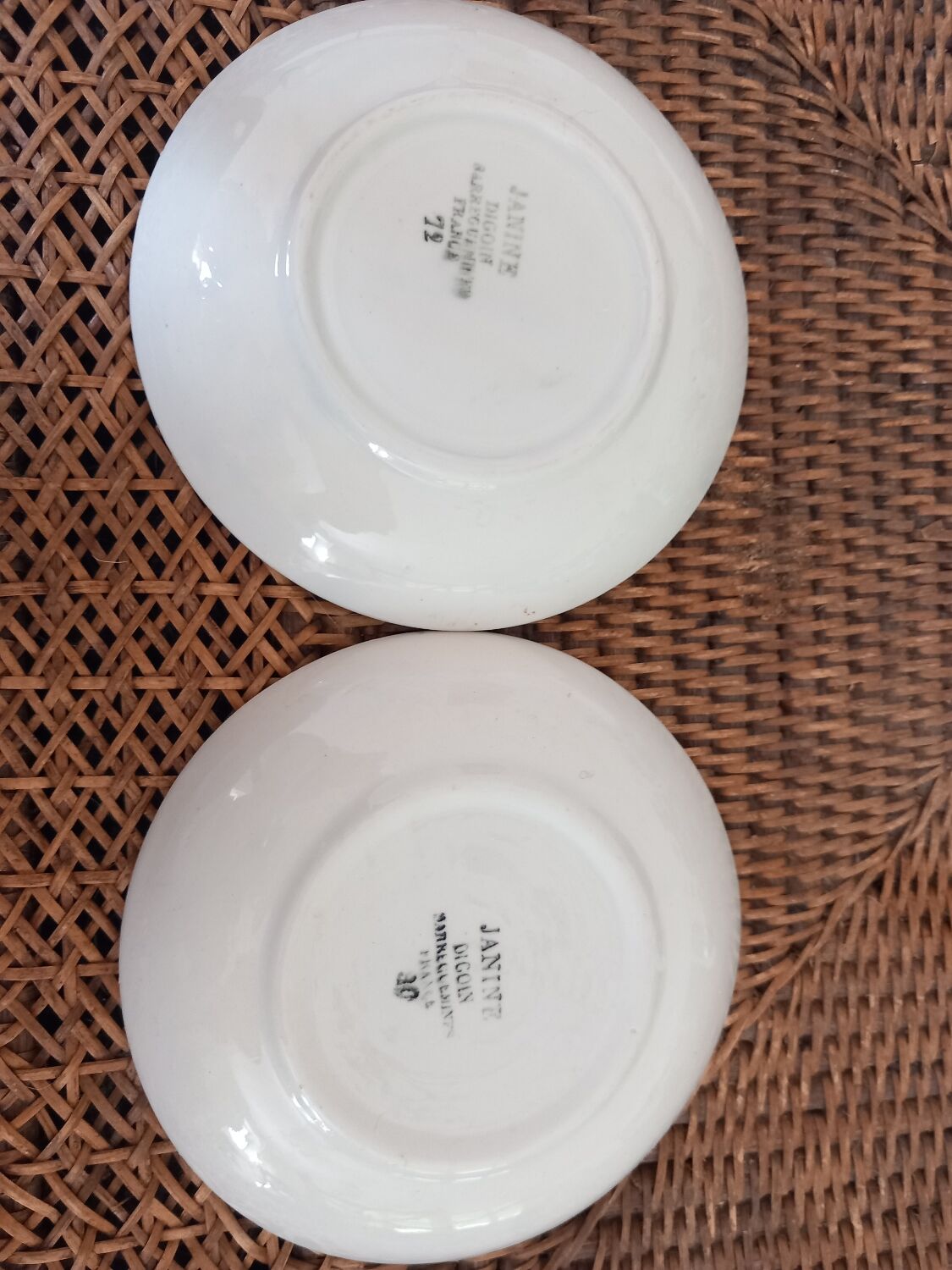 Digoin Sarreguemines Cups
