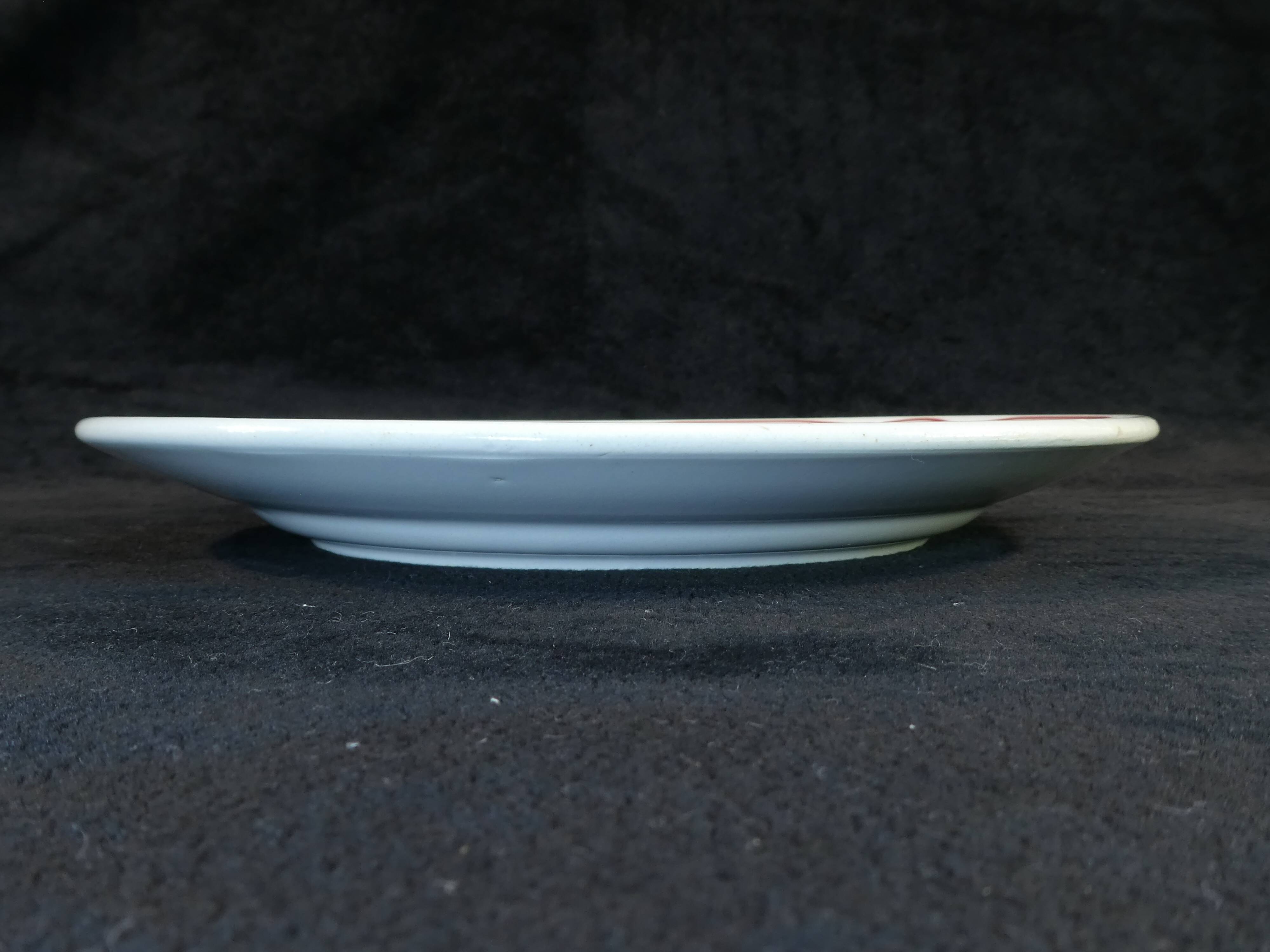 11 flat plates badonviller red no digoin