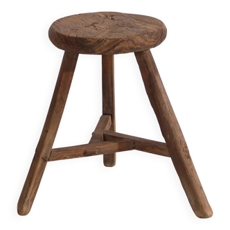 Ancien tabouret de style wabi sabi (c.1900)