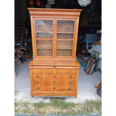 19th century glass chest of drawers