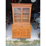 Meuble commode vitrée 19ème