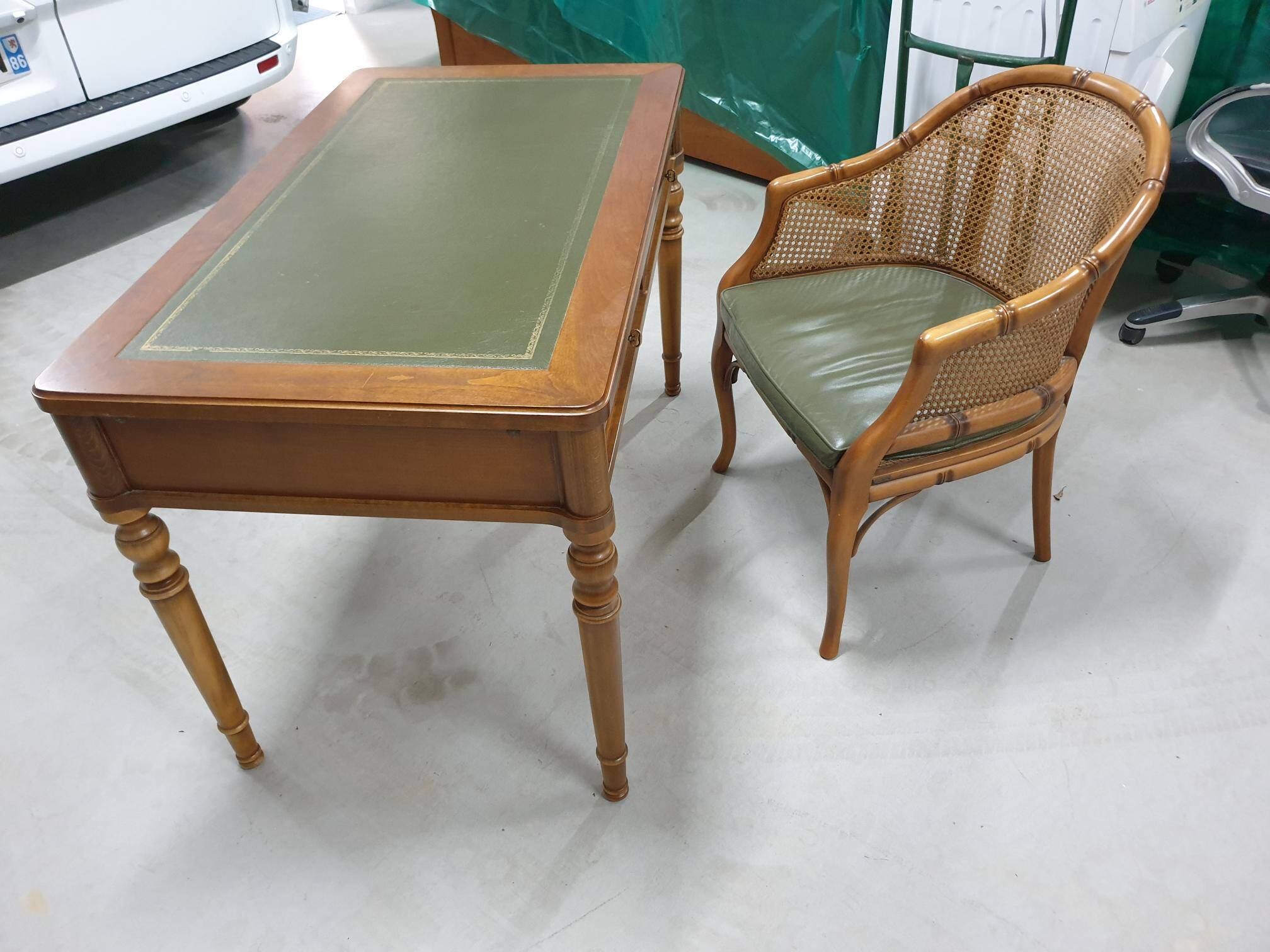 Birk desk and grange brand armchair