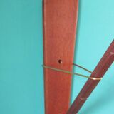 Articulated arm wall lamp in teak. Denmark 1960