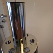 RAAK chrome metal pendant light, 1970s