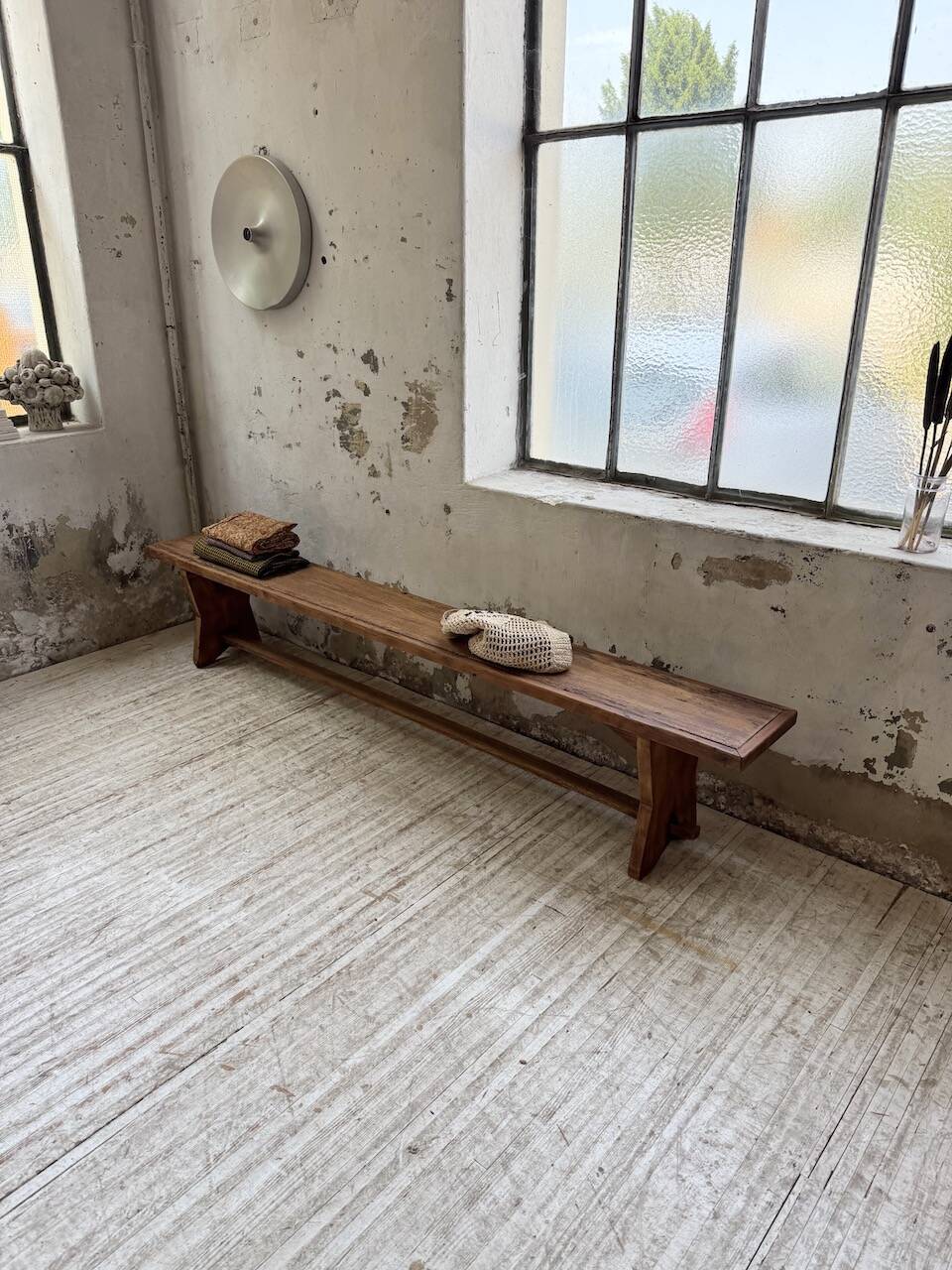 2.5m XL pine farm bench