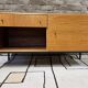 Small vintage sideboard on metal legs – 1960s/70s