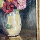 Still life with a bouquet of flowers, oil on canvas, French school, 20th century.