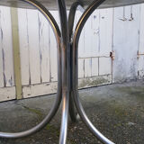 Roundtable Arabescato Roche Bobois vintage 70s