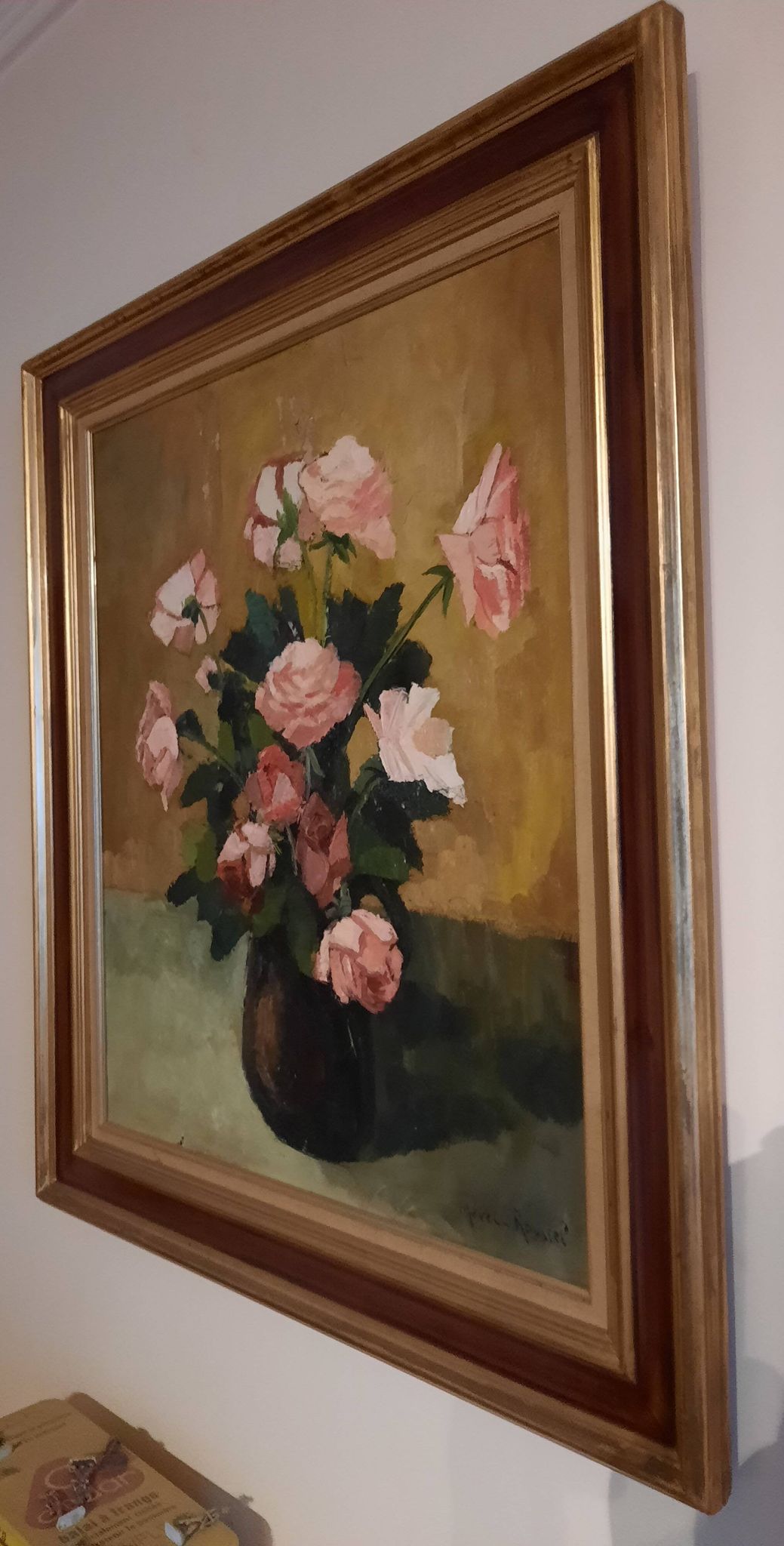 Huile sur toile de M.Mevel Roussel