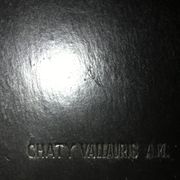 Chaty Vallauris wrought iron mirror 37cm