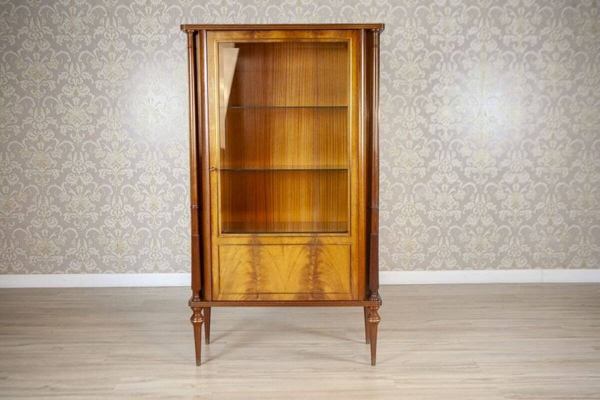 Mid-Century Modern Mahogany Display Cabinet