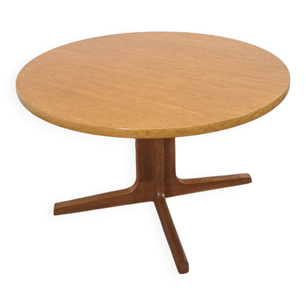 Ronde ovale eiken uitschuifbare eettafel
