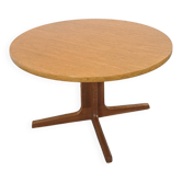 Ronde ovale eiken uitschuifbare eettafel