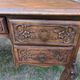 Minister's desk carved wooden cottage
