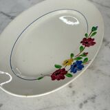 Oval presentation dish Sarreguemines Beausoleil