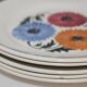 Lot of 5 dessert plates Chalons Sarreguemines