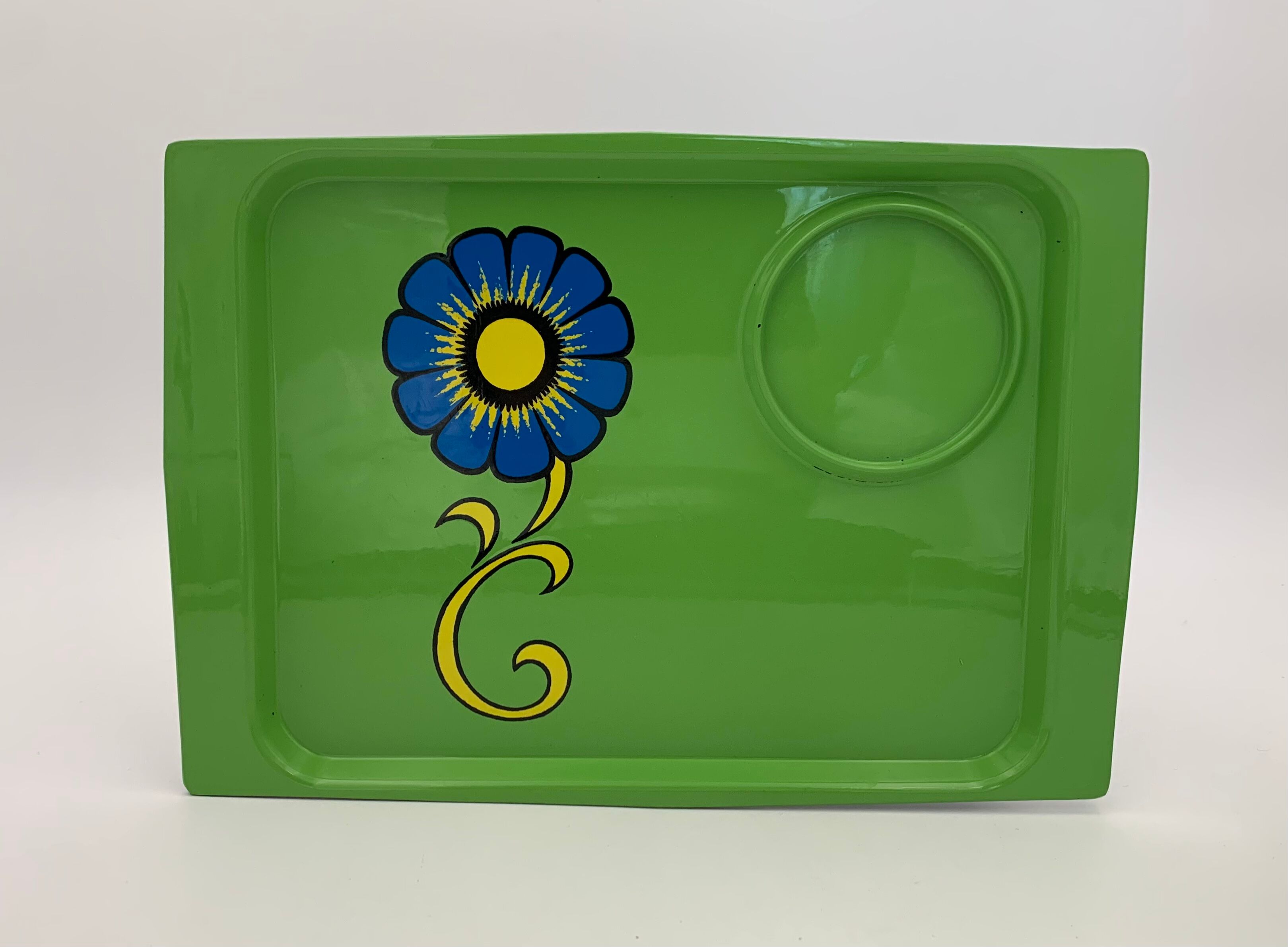 Vintage tea tray and cup, Made in Japan Boeki,1970s