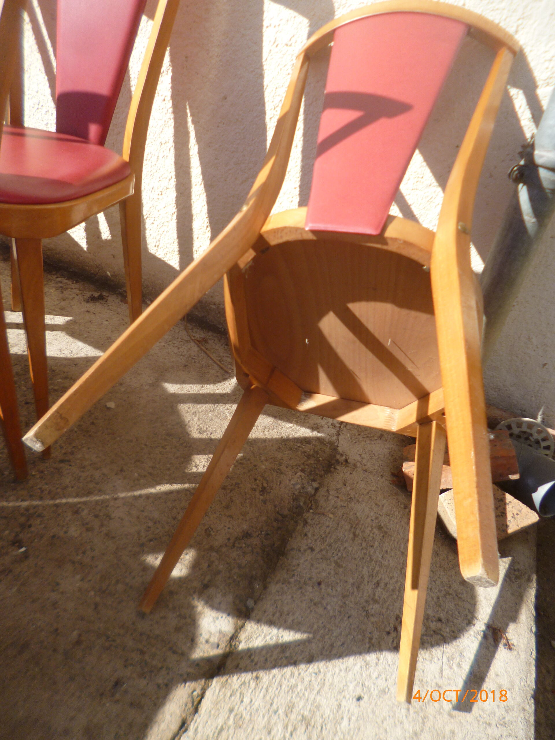 Set of 10 chairs 1960