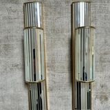 Pair of mirrored sconces by Dekundt, Belgium, 1980s (model 1620-114)