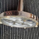 Chrome ice bucket holder.