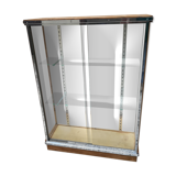 Chrome and wood metal showcase