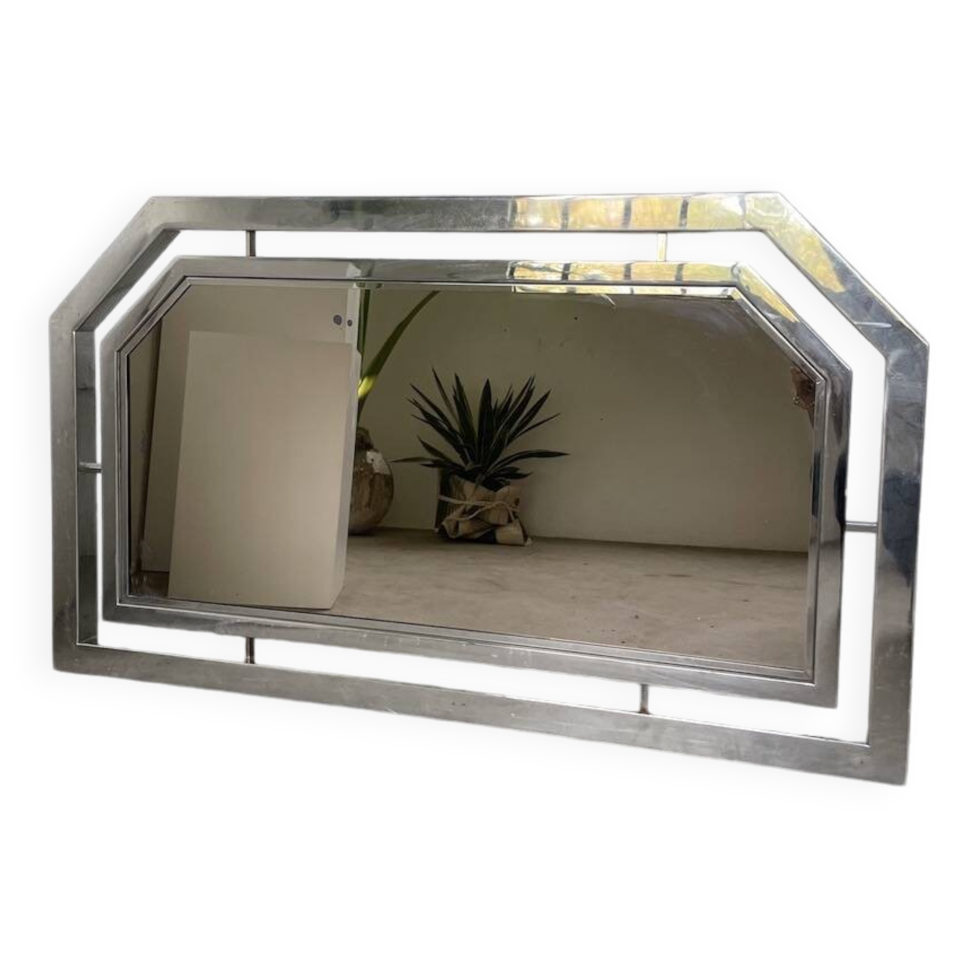 Art Deco Chrome Mirror