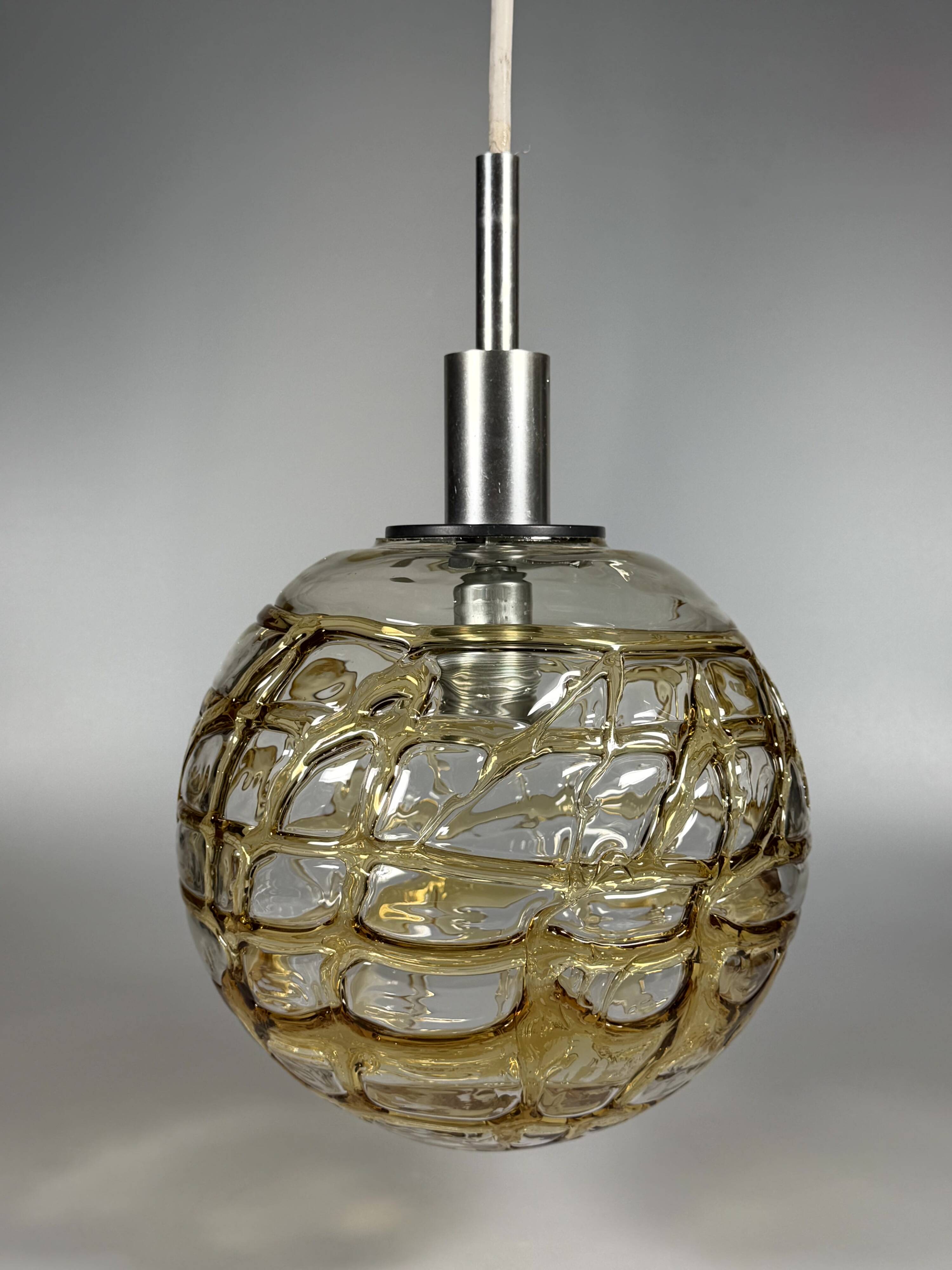 1960s 1970s Globe Ceiling Pendant Lamp by Doria Leuchten Germany
