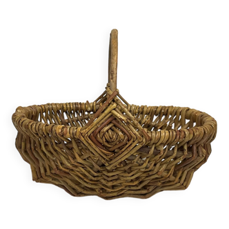 Old small wicker basket