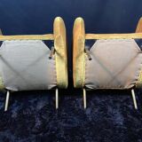 Pair of designer armchairs 1955-1960 by Louis Paolozzi for Zol Brandt Steiner