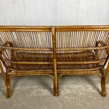 Rattan bench