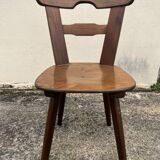 Set of 14 brutalist Scandinavian chairs
