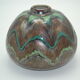 Vase Thistle Art deco porcelain from Limoges by Camille Tharaud