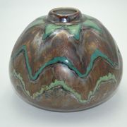 Vase Thistle Art deco porcelain from Limoges by Camille Tharaud