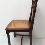 5 canne chairs Henry II style 1900
