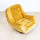 Space Age, lounge chair, 1970s, golden yellow.