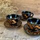 6 tasses artisanales vintage