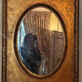 Gilded wooden mirror