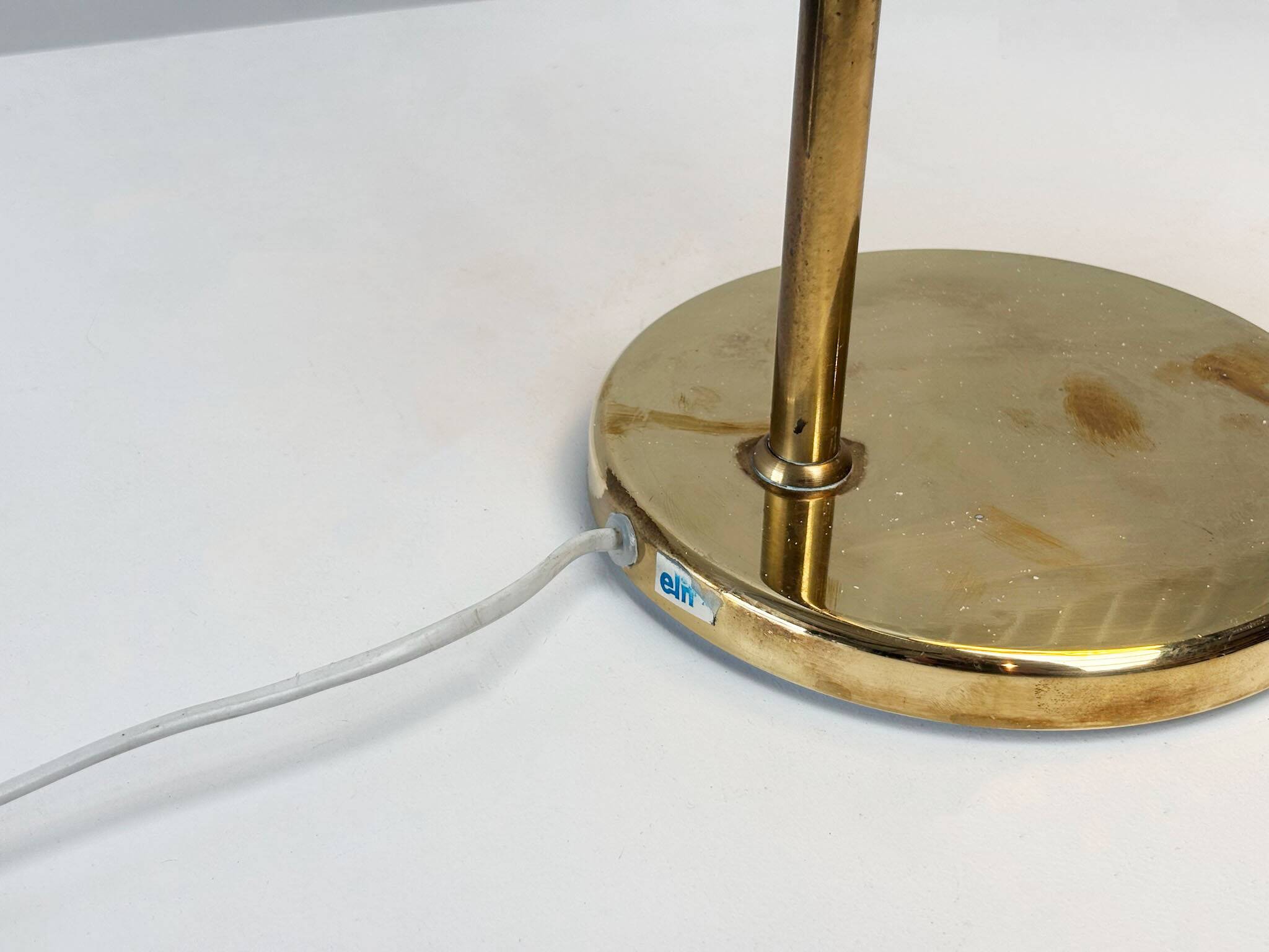 Brass table lamp by Börje Claes, for Norlett Elit in Sweden